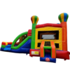 Side View of Circus Bounce House Combo (1)