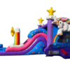 Main View of Unicorn Bounce House Combo