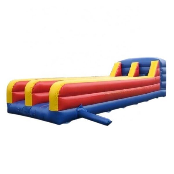 main view of Multi-Color Inflatable Bungee Run