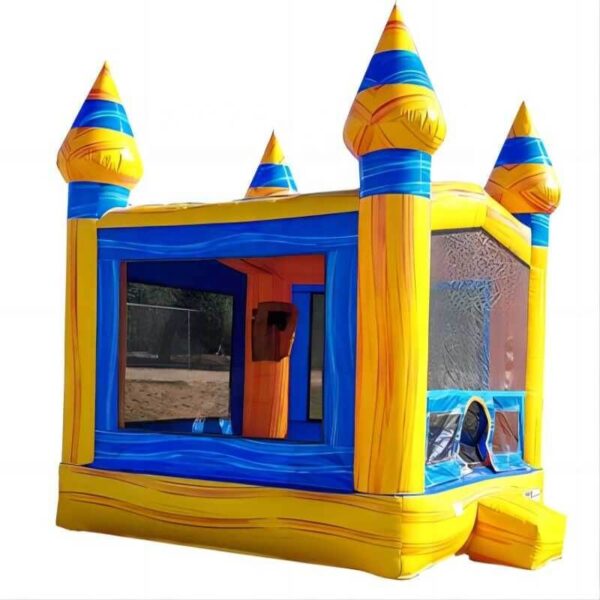 main view of Multi-Color Bounce House 04