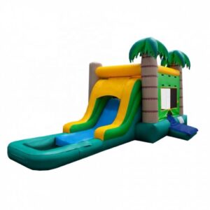 Tropical Palm Tree Bounce House Combo