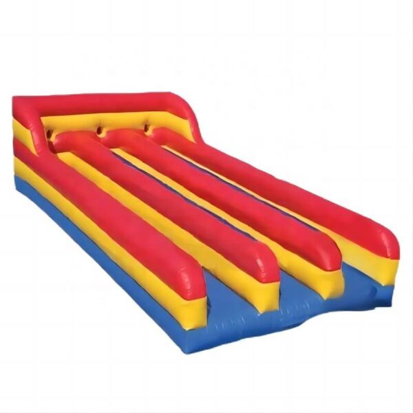 main view of Multi-Color Inflatable Bungee Run