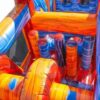 close up view of inflatable obstacle course