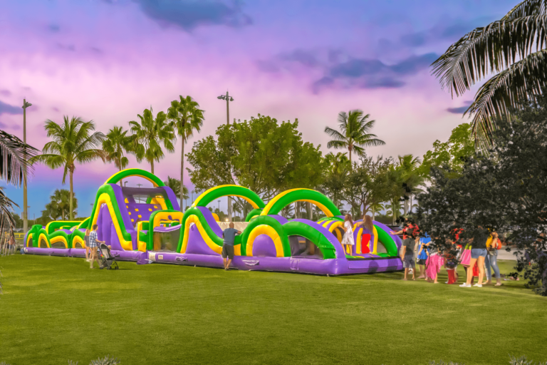 Exciting backyard obstacle course for kids