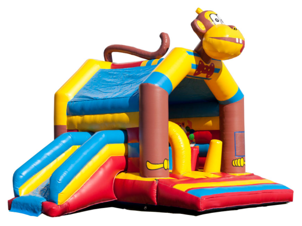 main view of happy monkey bouncer