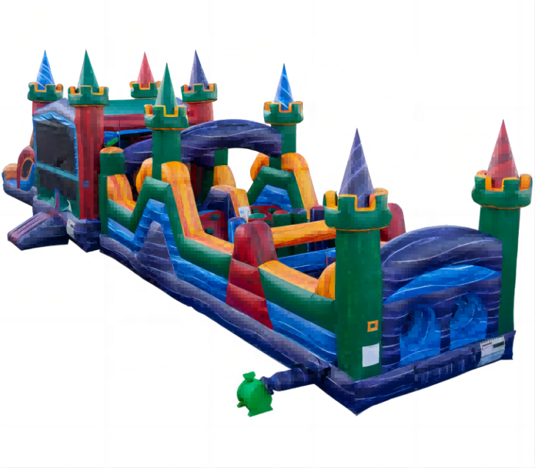 Commercial inflatable obstacle course types comparison