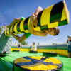 real use picture of inflatable meltdown wipeout