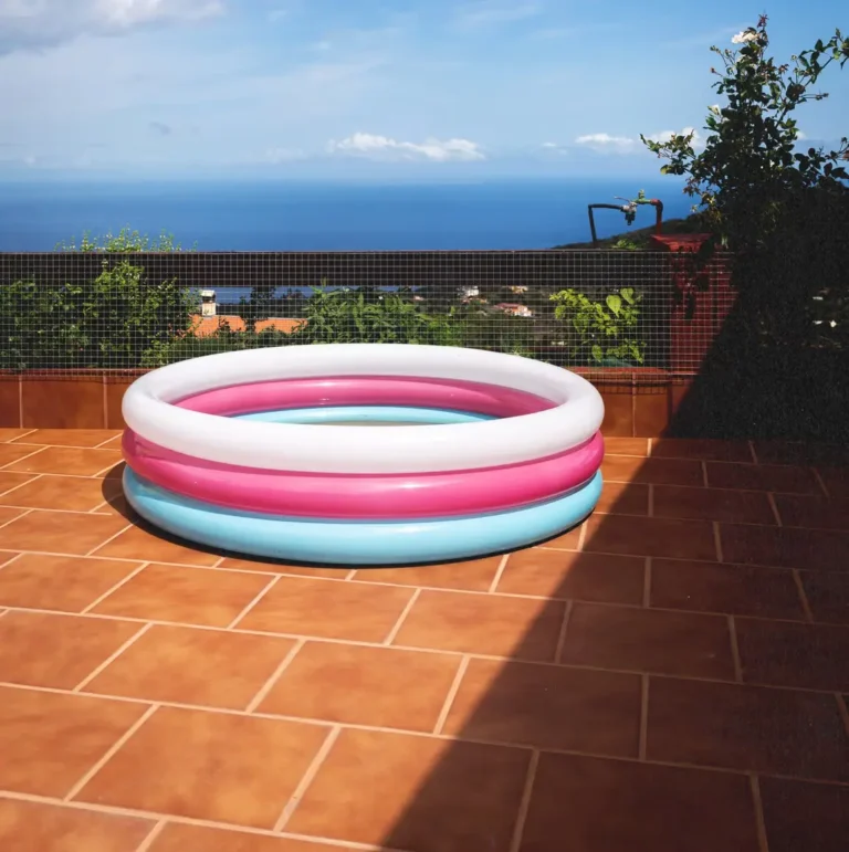 Safety feature demonstration in professional inflatable pools